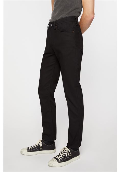 jeans slim river uomo nero in denim di cotone ACNE STUDIOS | B00175AJB